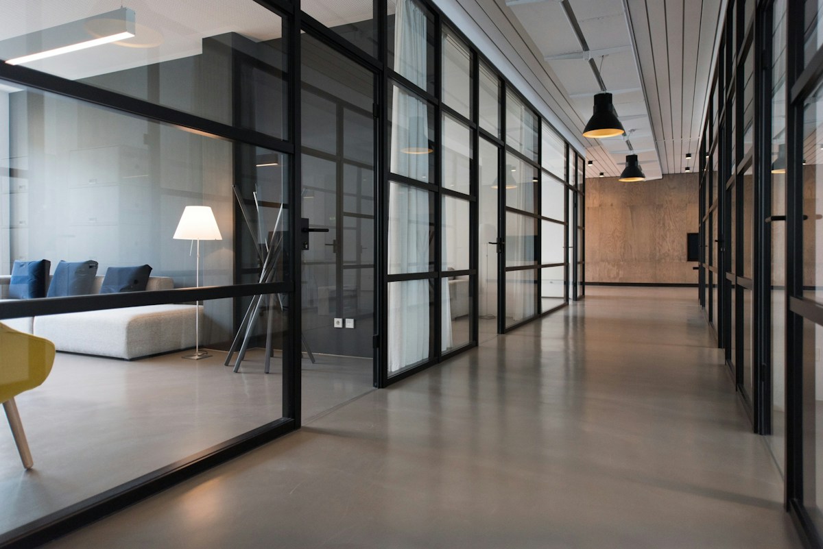 Bright and welcoming shared workspace
